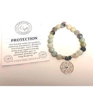 T Jazelle Protection bracelet with silver charm